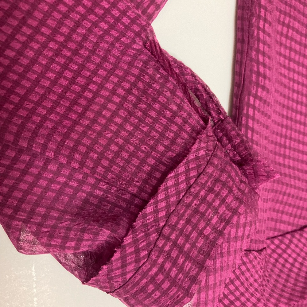 Anthropologie Burgundy (with block print) - Picture 5 of 11